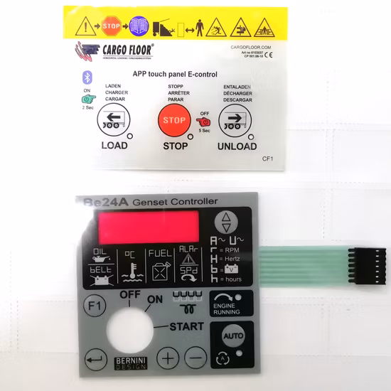 Custom Silk Screen Printing Acrylic Control Panel